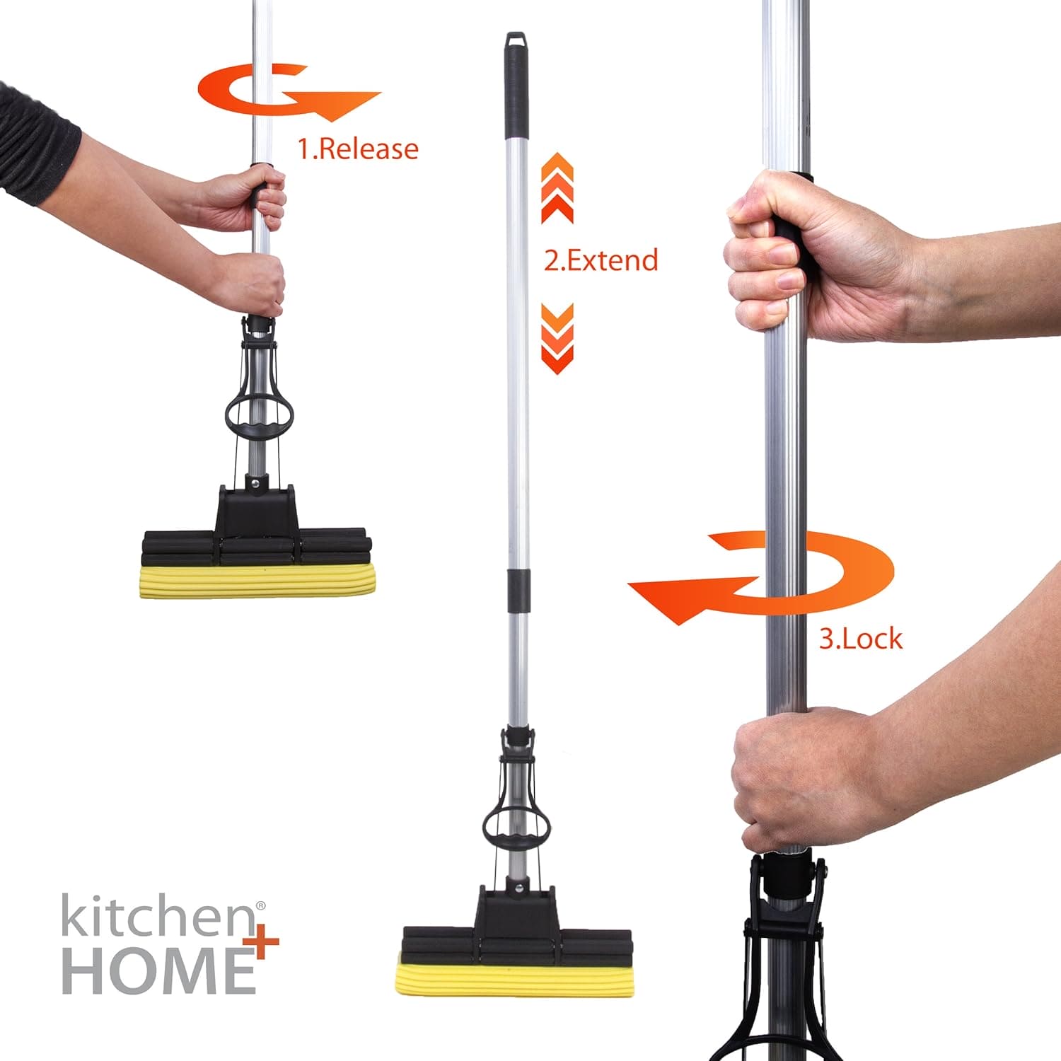 Foamic Sponge Squeezy Mop, Double Roller Sponge Foam Mop, Telescopic Folding Type Mop, Floor Cleaning Squeeze Mop, Telescopic Handle Squeegee Absorber Sponge, Home Floor Kitchen Living Room Bathroom Cleaning Tools Foamic Sponge Squeezy Mop, Double Roller Sponge Foam Mop, Telescopic Folding Type Mop, Floor Cleaning Squeeze Mop, Telescopic Handle Squeegee Absorber Sponge, Home Floor Kitchen Living Room Bathroom Cleaning Tools